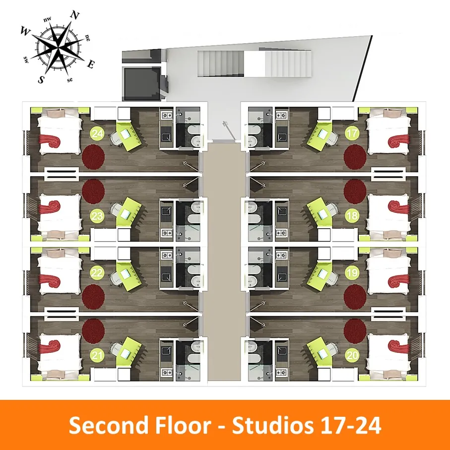 Floor Plan - Courtyard Block A
